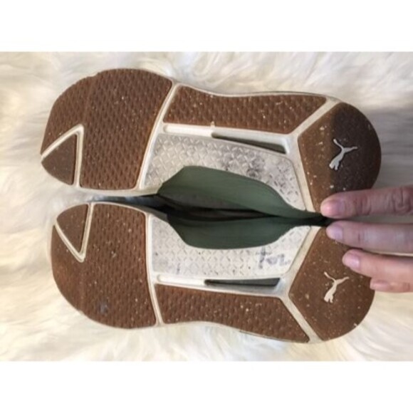 EUC Puma Fierce Rope Art No. 19013601 Women's Sneakers Size 7 Eu 38 Olive Green - Picture 8 of 9